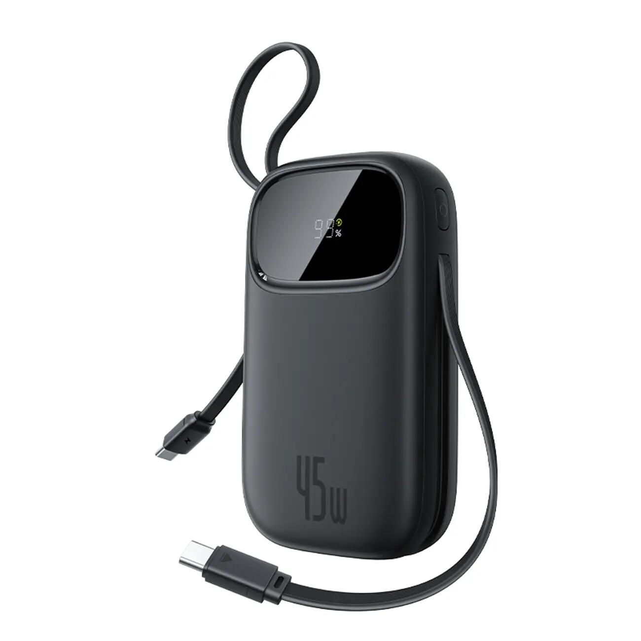 Powerbank Baseus 20000mAh 45W wbudowane kable USB-C