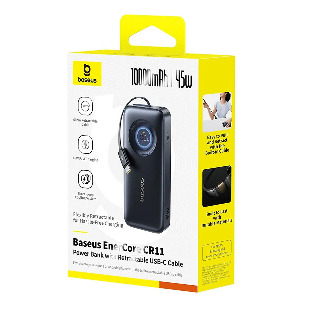 Powerbank Baseus 10000 mAh 45w USB-C 7/7