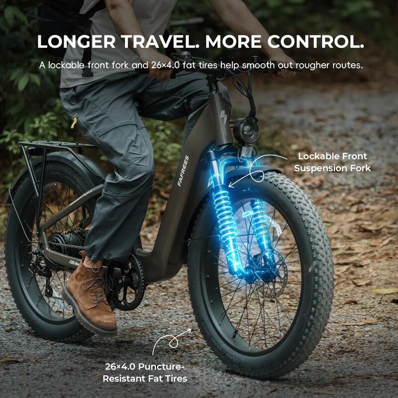Bicicletă electrică FAFREES F26 ROVER, baterie 48V 20AH, motor 250W