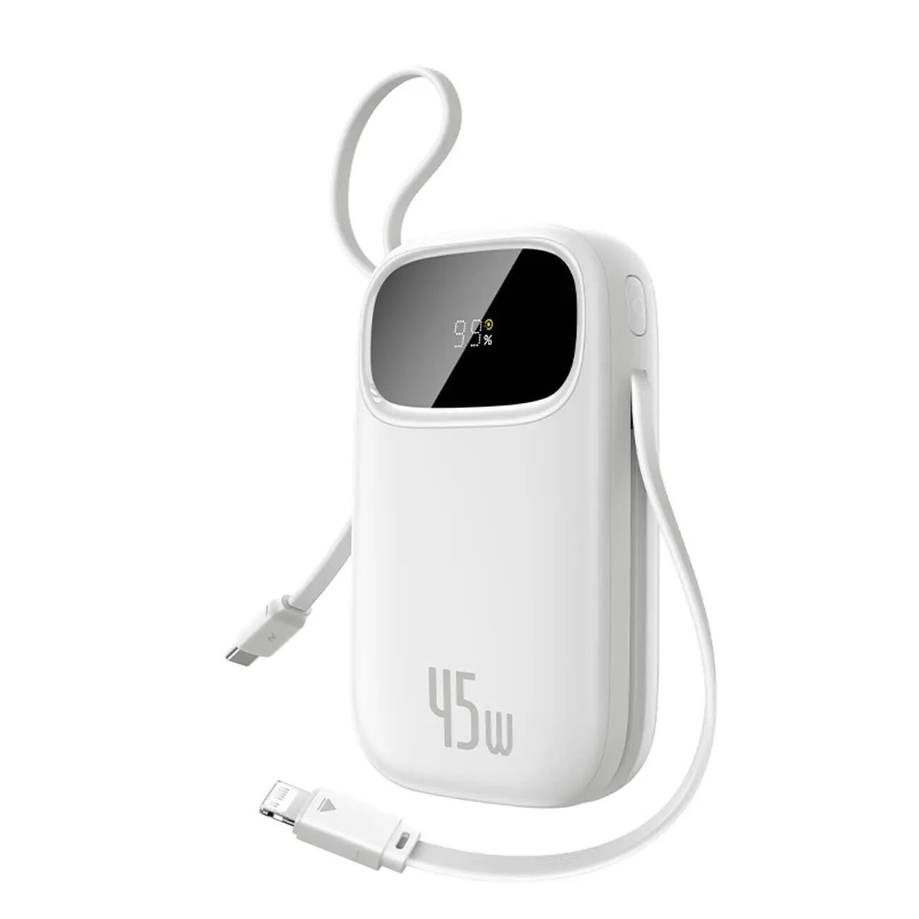 Powerbank Baseus 10000 mAh 45W z kablem USB-C lightning