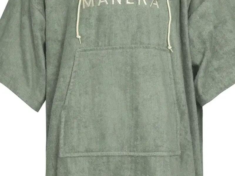 Poncho Manera Summer SEAGREEN Włókna Bambousowe 3/7