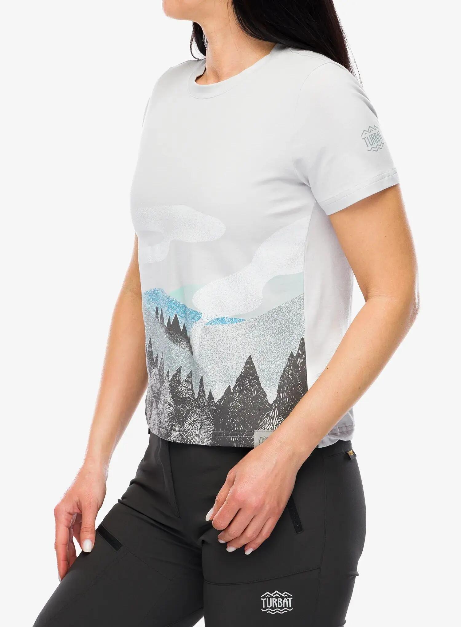 Koszulka bawełniana damska Turbat Fog T-Shirt 5/7