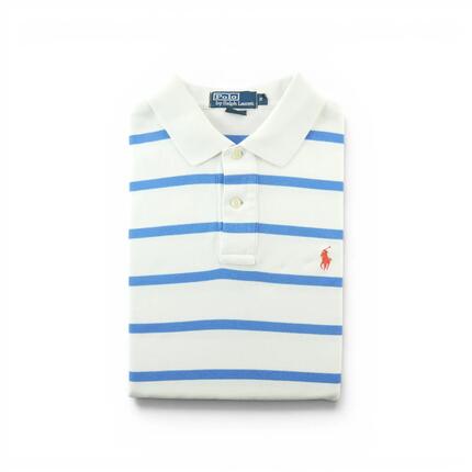 Refurbished - Polo Ralph Lauren Herren Kurzarm Poloshirt Weiß - In gutem Zustand