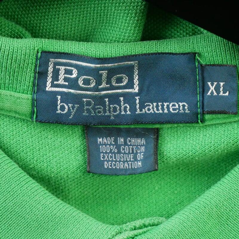 Second life - Polo Polo Ralph Lauren bărbați mâneci scurte verde - Foarte bun