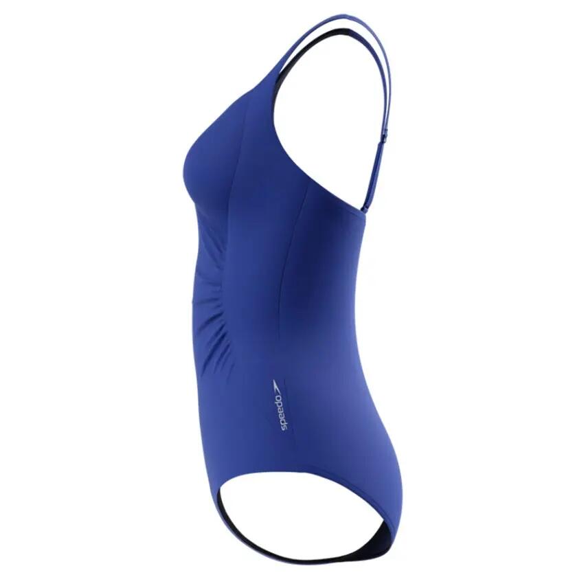 Dames Shirred Shaping Badpak Blauw 7/7