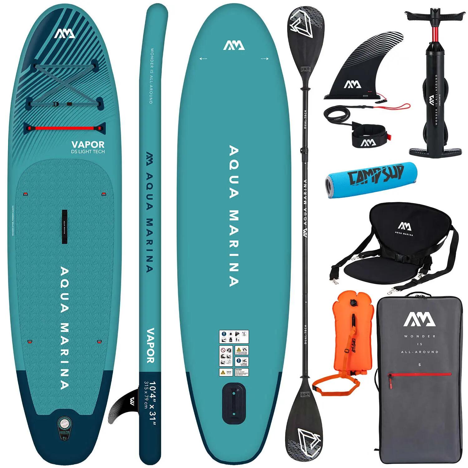 AQUA MARINA Nafukovací paddleboard SUP Vapor 10'4" BT-23VAP COMBO + BÓJKA