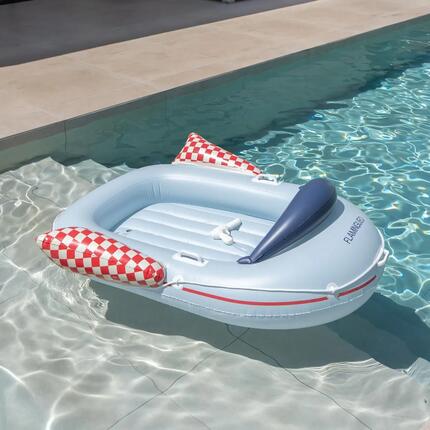 Flamingueo Bouée Bateau Enfant Avec Pistolet À Eau PVC Multicolore