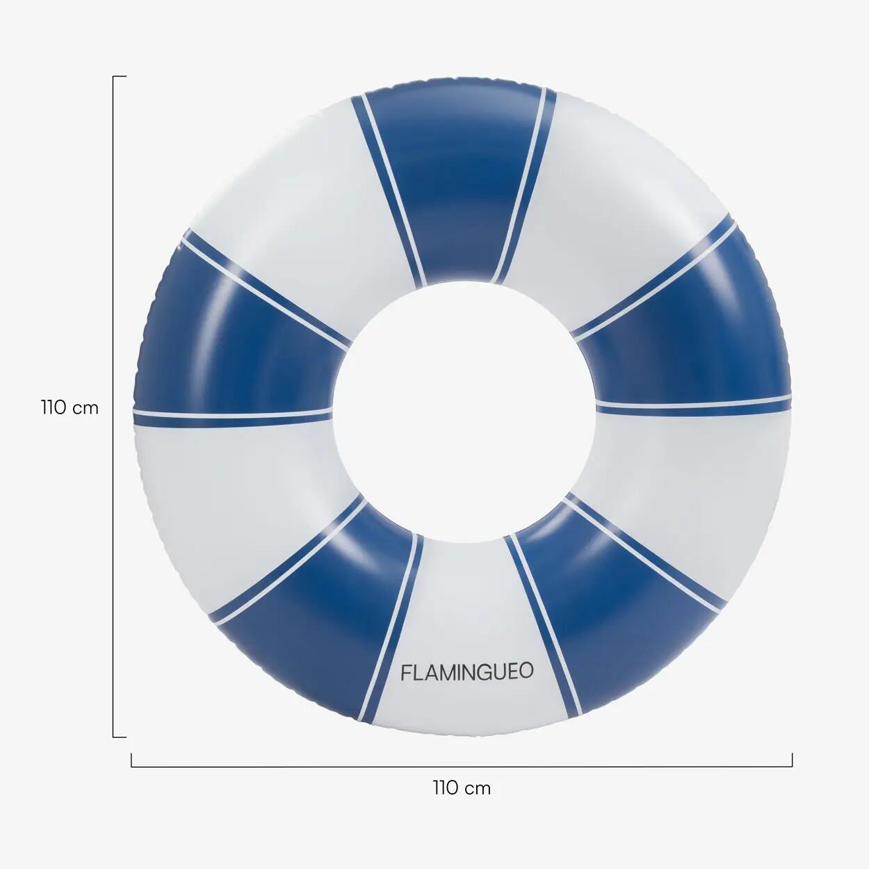Flamingueo aufblasbarer PVC-Donut-Schwimmer in Blau 6/6