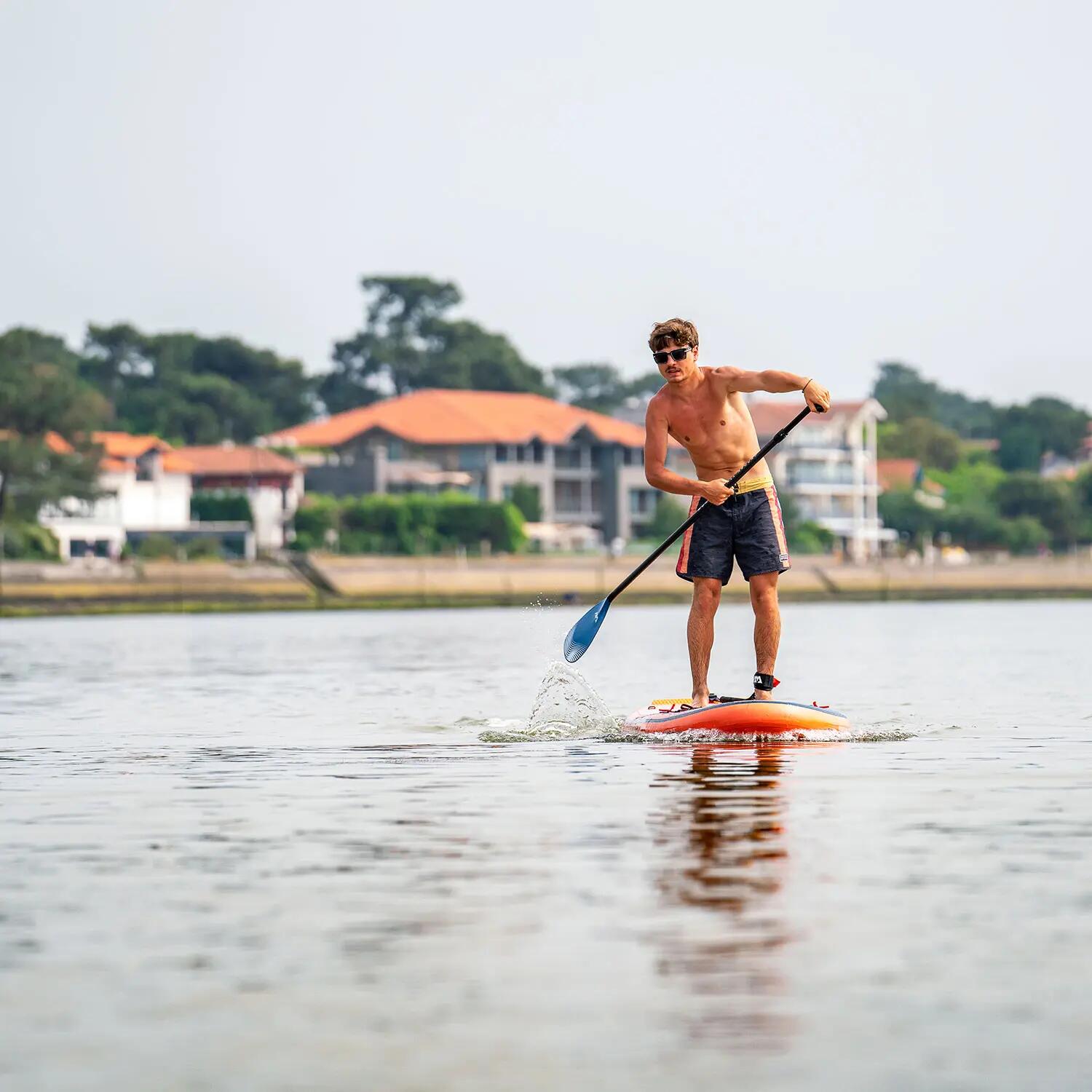 Deska SUP Aqua Marina Atlas 12'0 366 cm Carbon + Pompka EP-T16 + BOJKA 13/15