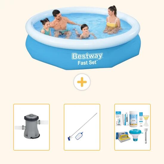 BESTWAY Piscina Bestway Fast Set Redonda - 305x66 cm - 4-piezas S22637