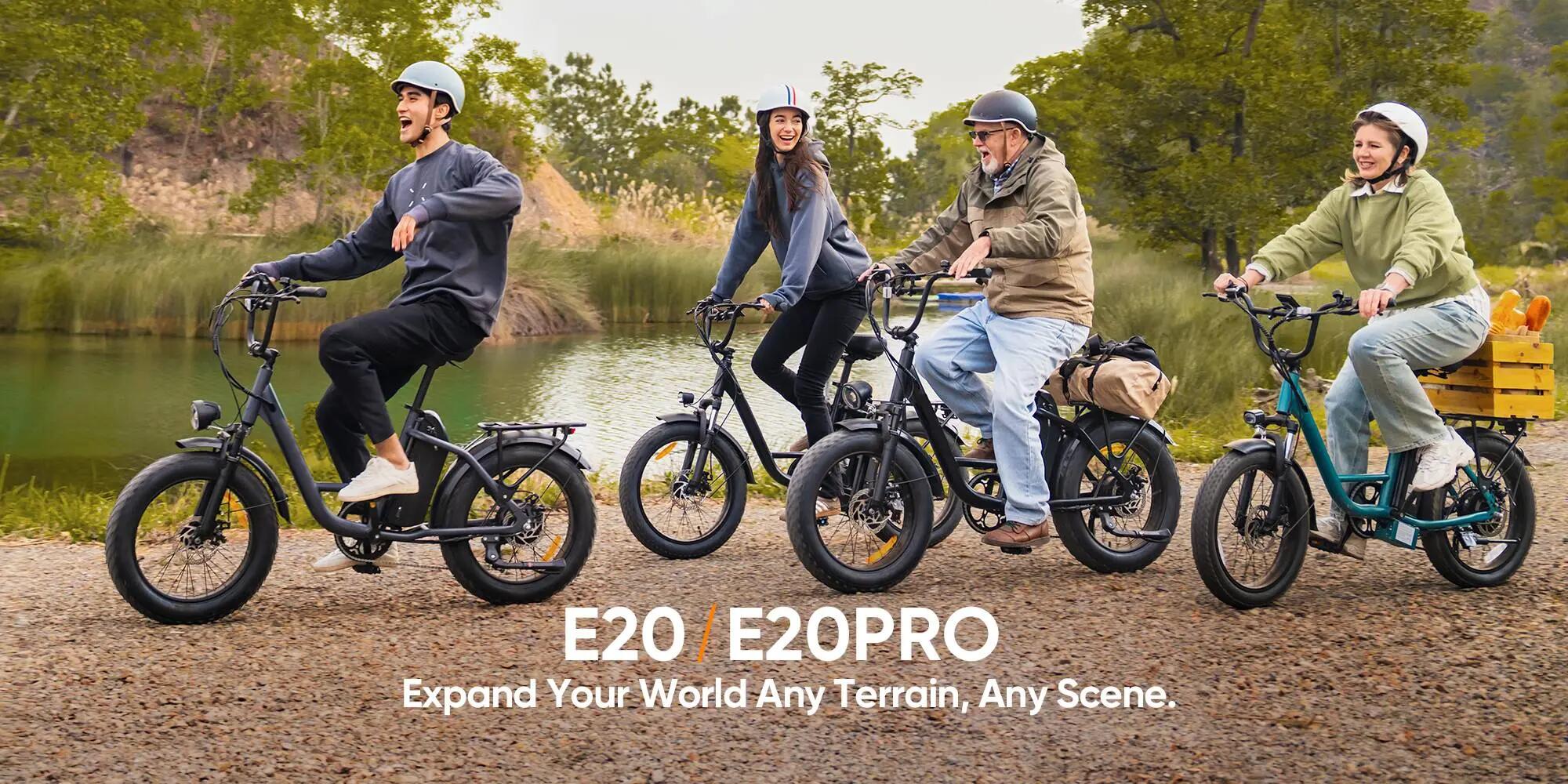Bicicleta elétrica para adultos URLIFE E20 PRO Bateria 48V 15.6AH 15/15