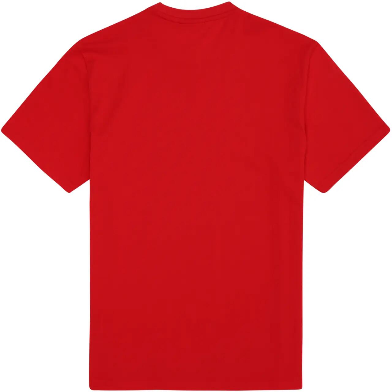 FILA Herren T‑Shirt 100% Baumwolle Regular Fit, rot 2/3