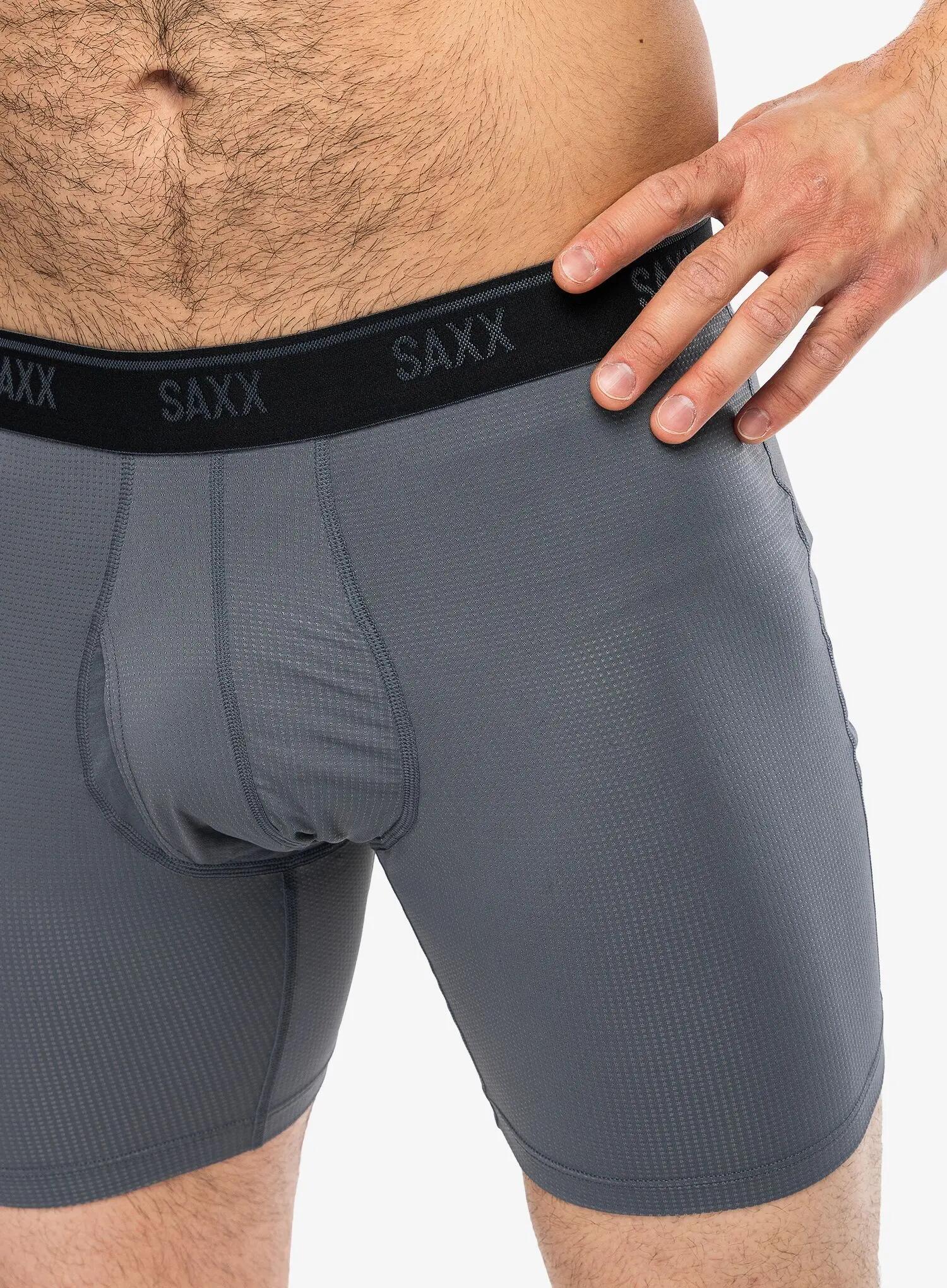 Bokserki termoaktywne Saxx Quest Quick-Dry Mesh Boxer Brief Fly 5/5