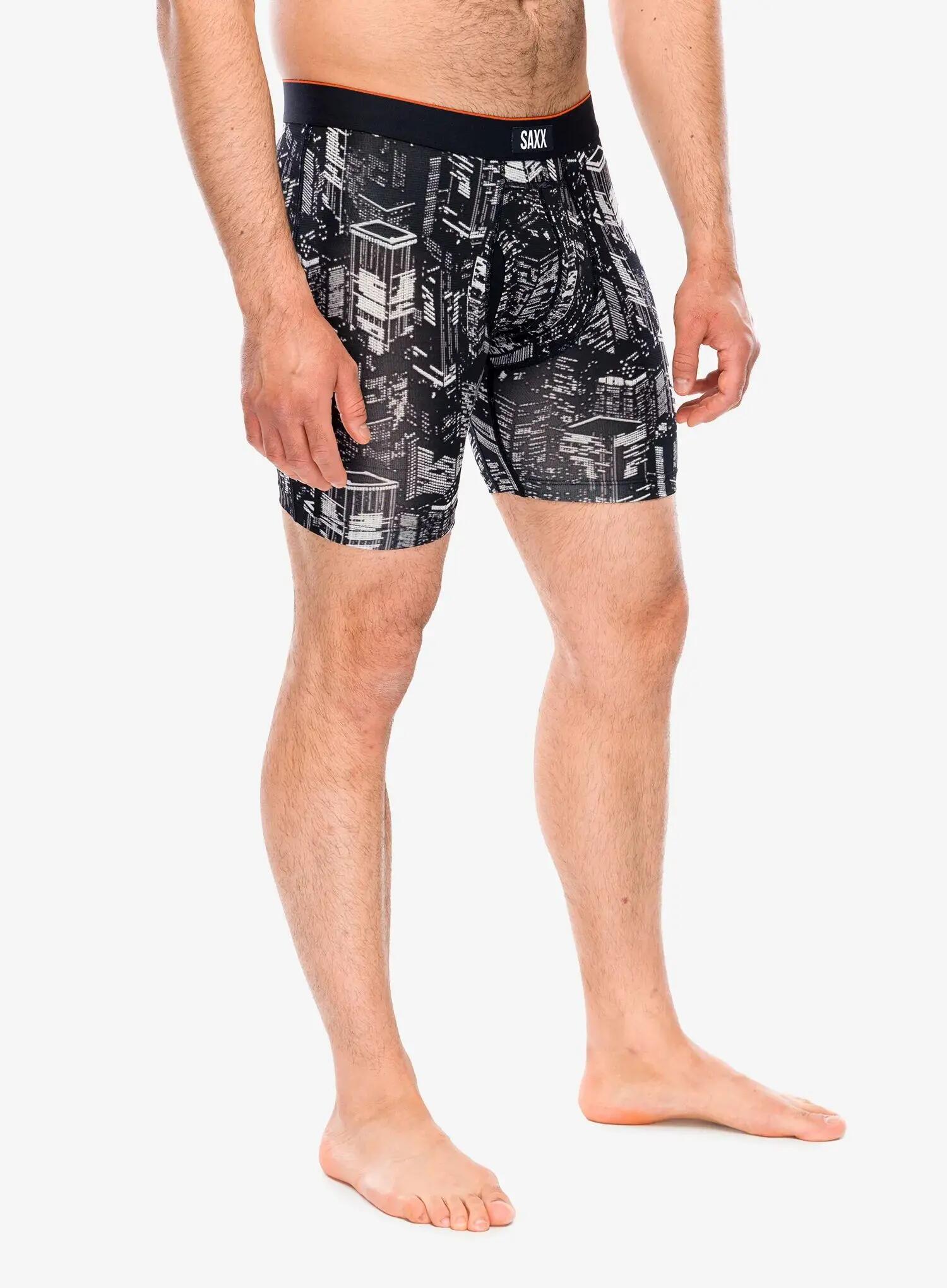 Boxer Saxx Multi-Sport Mesh Brief Fly Noir Homme 6/7