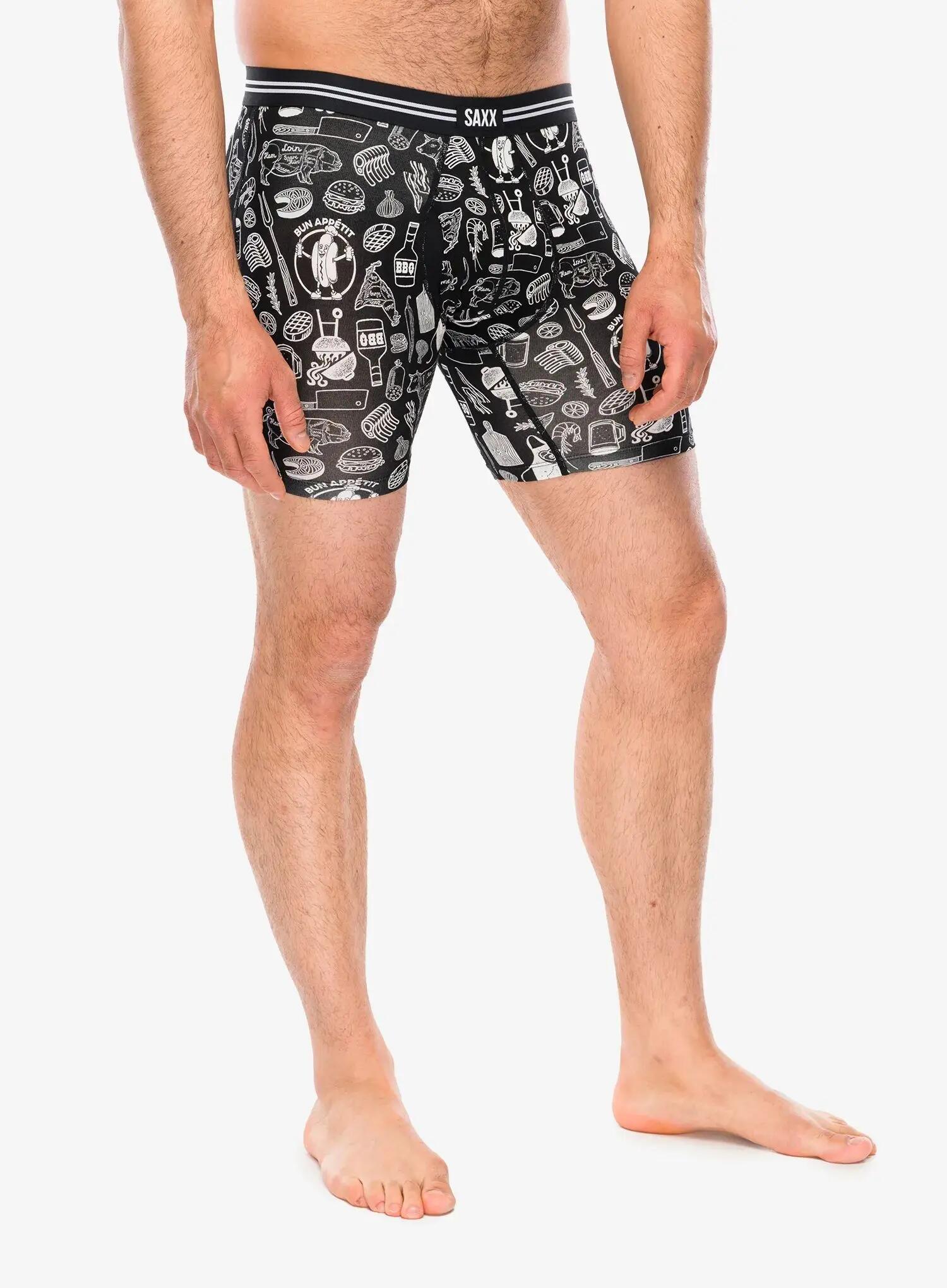Bokserki termoaktywne Saxx Vibe Xtra Soft Comfort Boxer Brief Fly 5/6