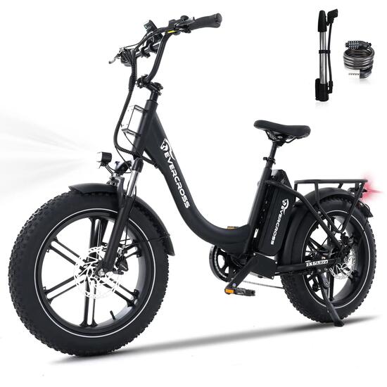 Bicicletta Elettrica-Sensore Coppia-Pneumatici 20x4.0-Batteria 864Wh-EK6 Ultra