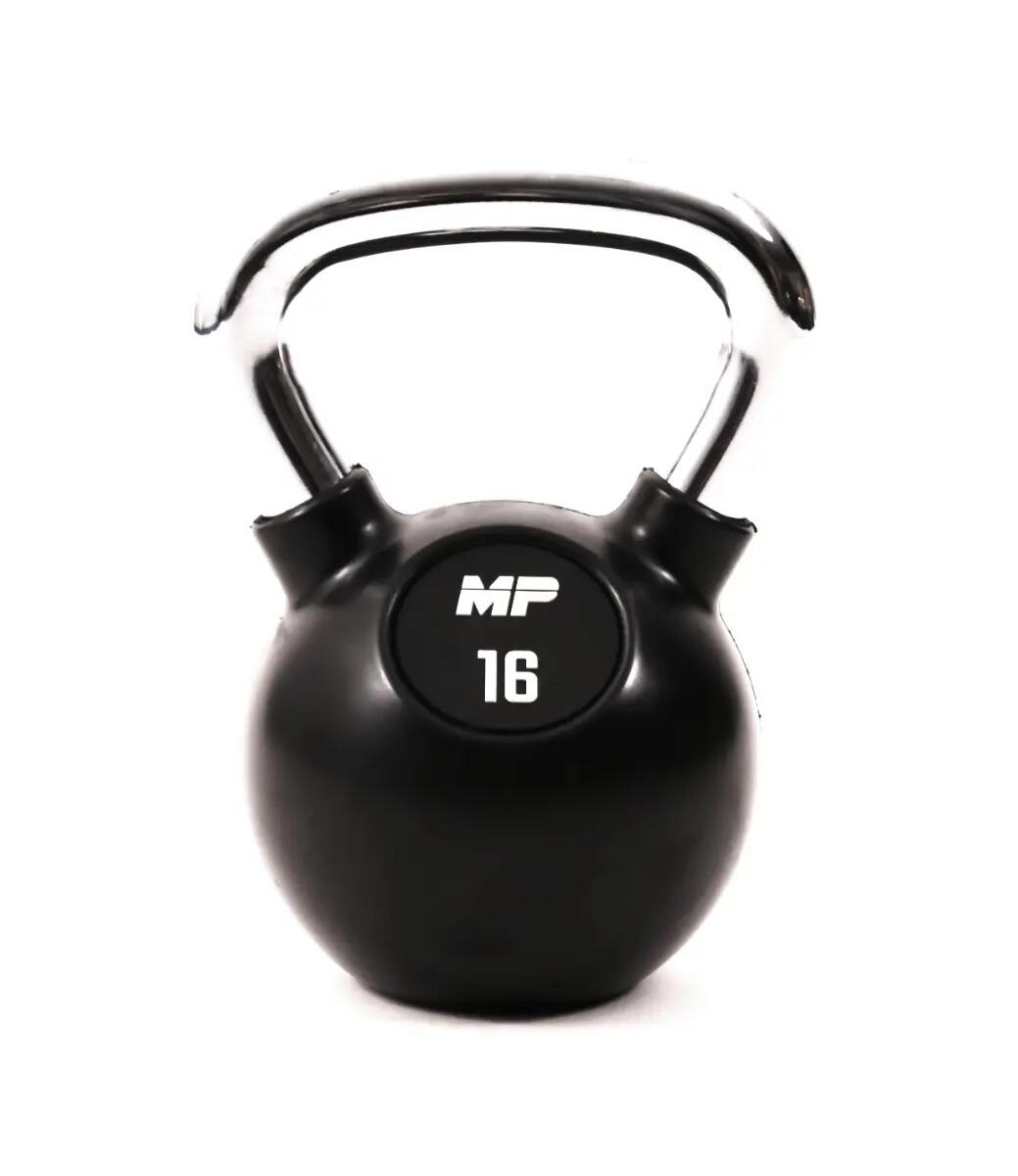 Muscle Power MP1304 Kettlebell Rubber/Chrome 16 kg 1/5