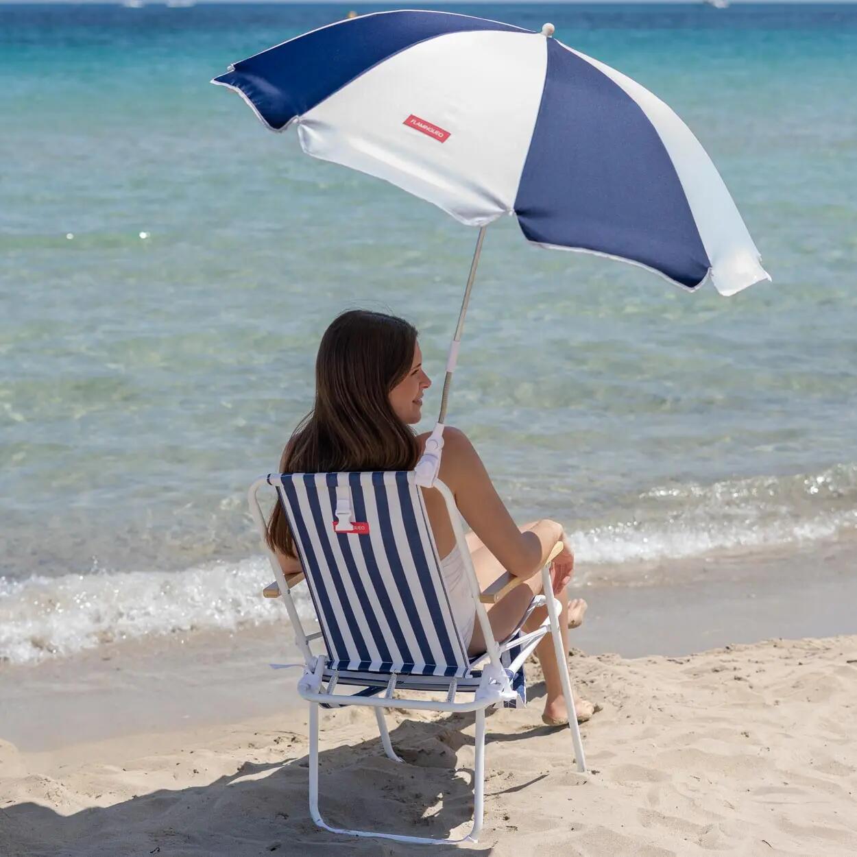 Flamingueo strandstuhl aluminium blau 6/7