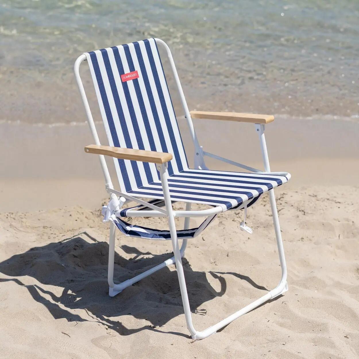 Flamingueo strandstuhl aluminium blau 2/7