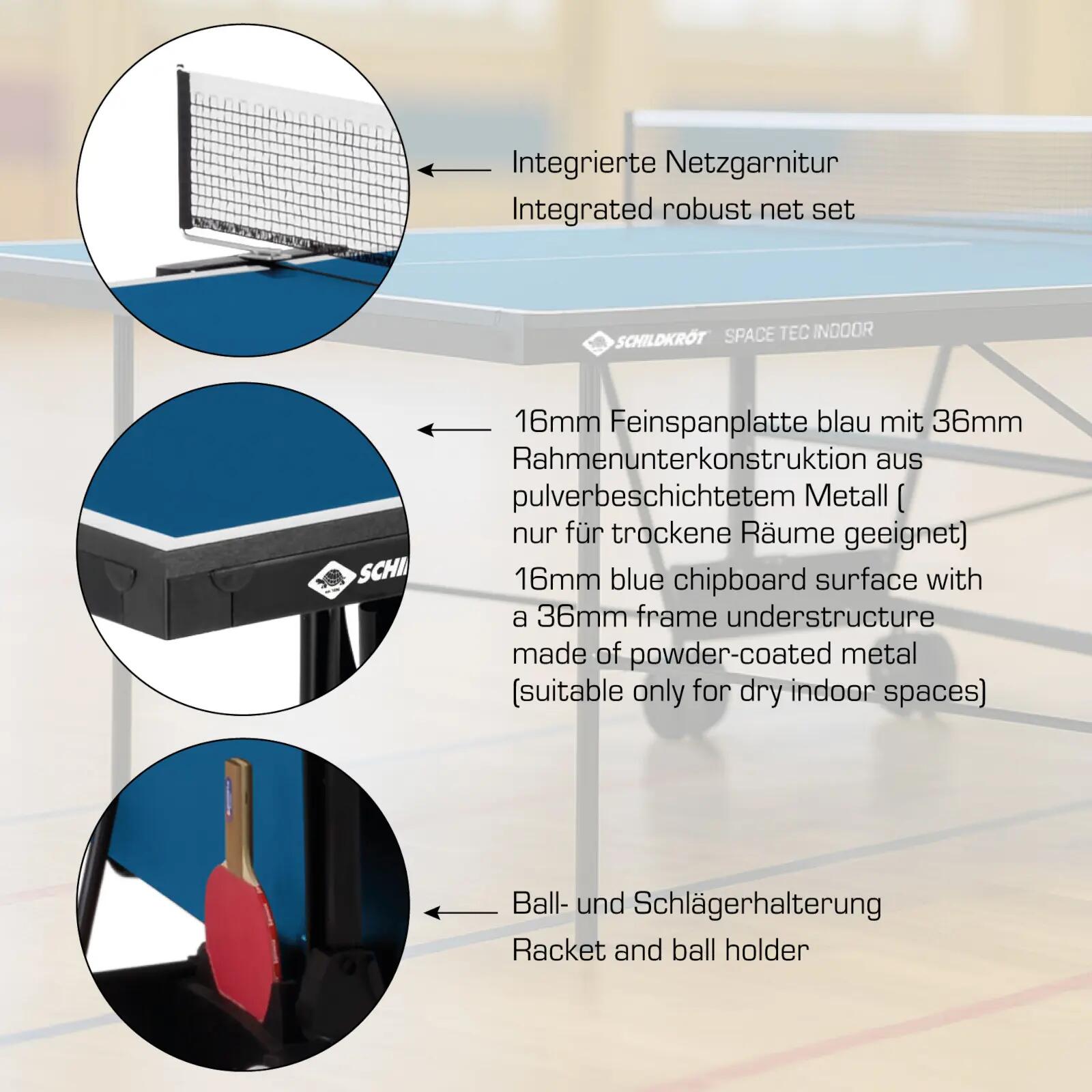 Table de ping-pong intérieure "SpaceTec" Schildkröt 4/5