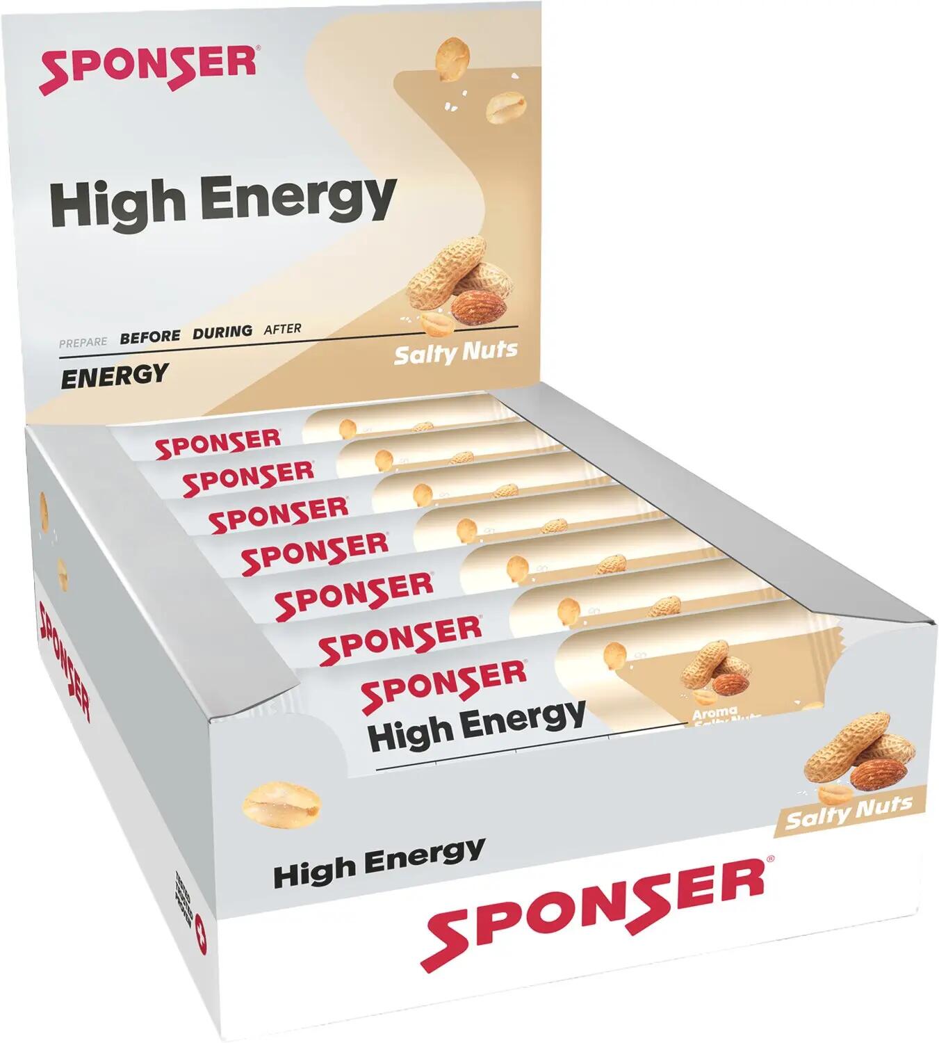 High Energy Bar, SALTY NUT  Display (30 x 45 g) 2/7