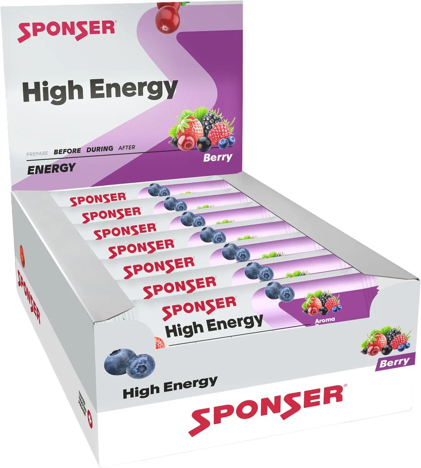 High Energy Bar, BERRY Display (30 x 45 g) 2/7