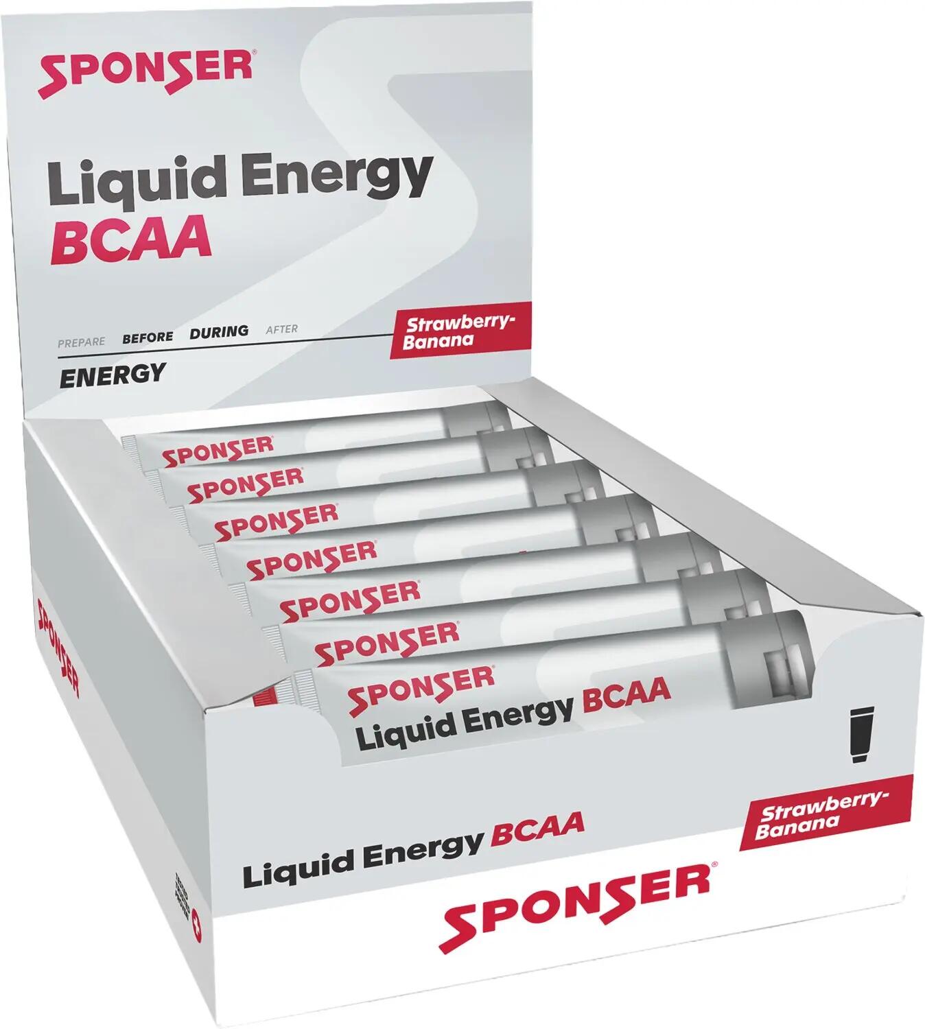Liquid Energy BCAA, STRAWBERRY-BANANA Display (18 x 70 g) 2/7