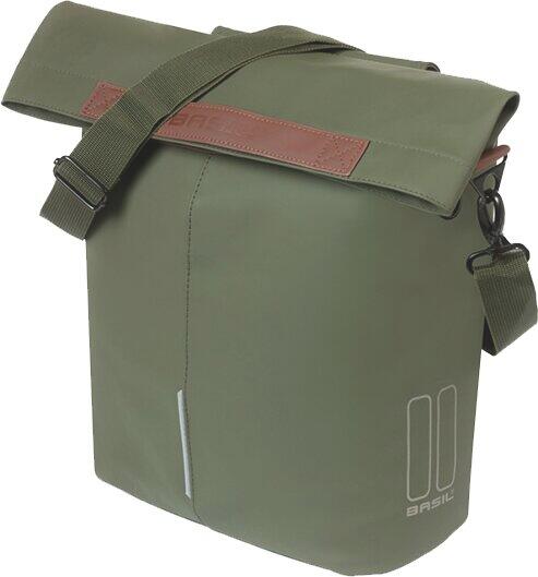 Basil City Shopper fietstas MIK 14–16 L - groen 1/5