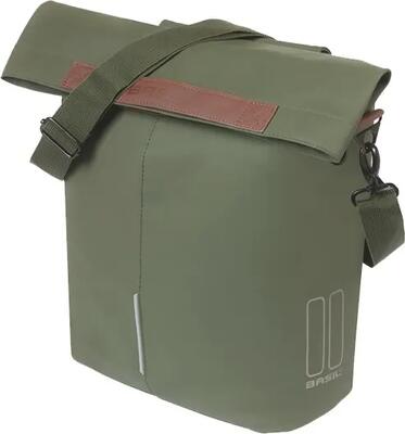Basil city shopper fietstas mik 14–16 l - groen