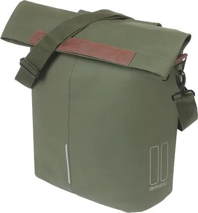 Basil City Shopper fietstas MIK 14–16 L - groen