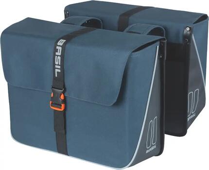 Basil sacoche double Forte Double Bag, 35 litres, bleu/noir, déperlante,...