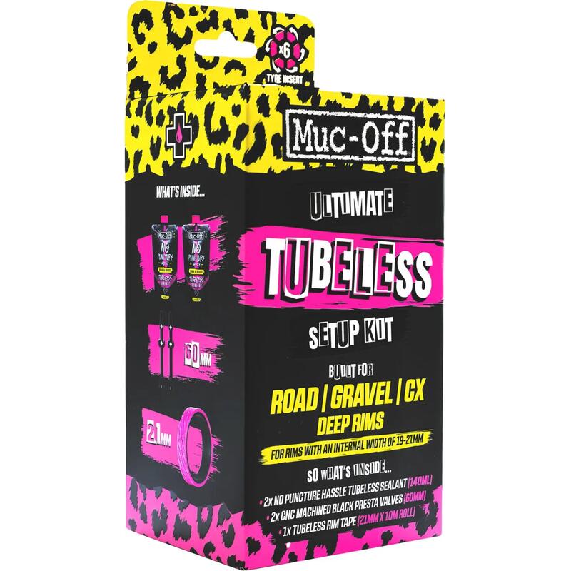 Kit Transformare Tubeless Ultimate - Cursiera 60mm