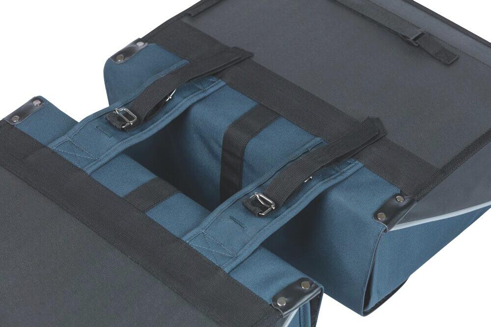 Basil Doppeltasche Forte Double Bag, 35 liter, blauw/zwart, waterafstotend,... 4/6