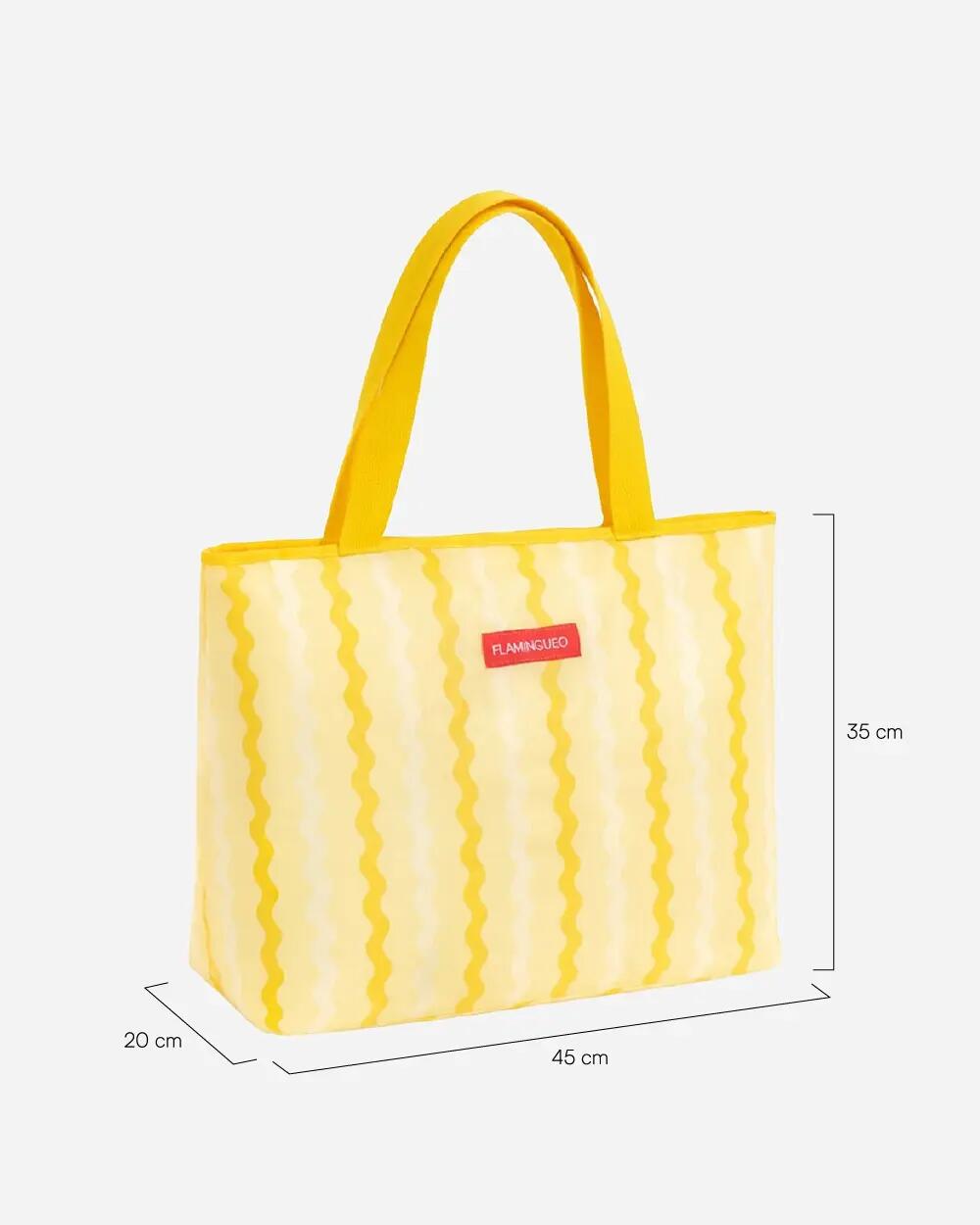 Flamingueo bolsa nevera térmica 28l con abridor amarillo 7/7