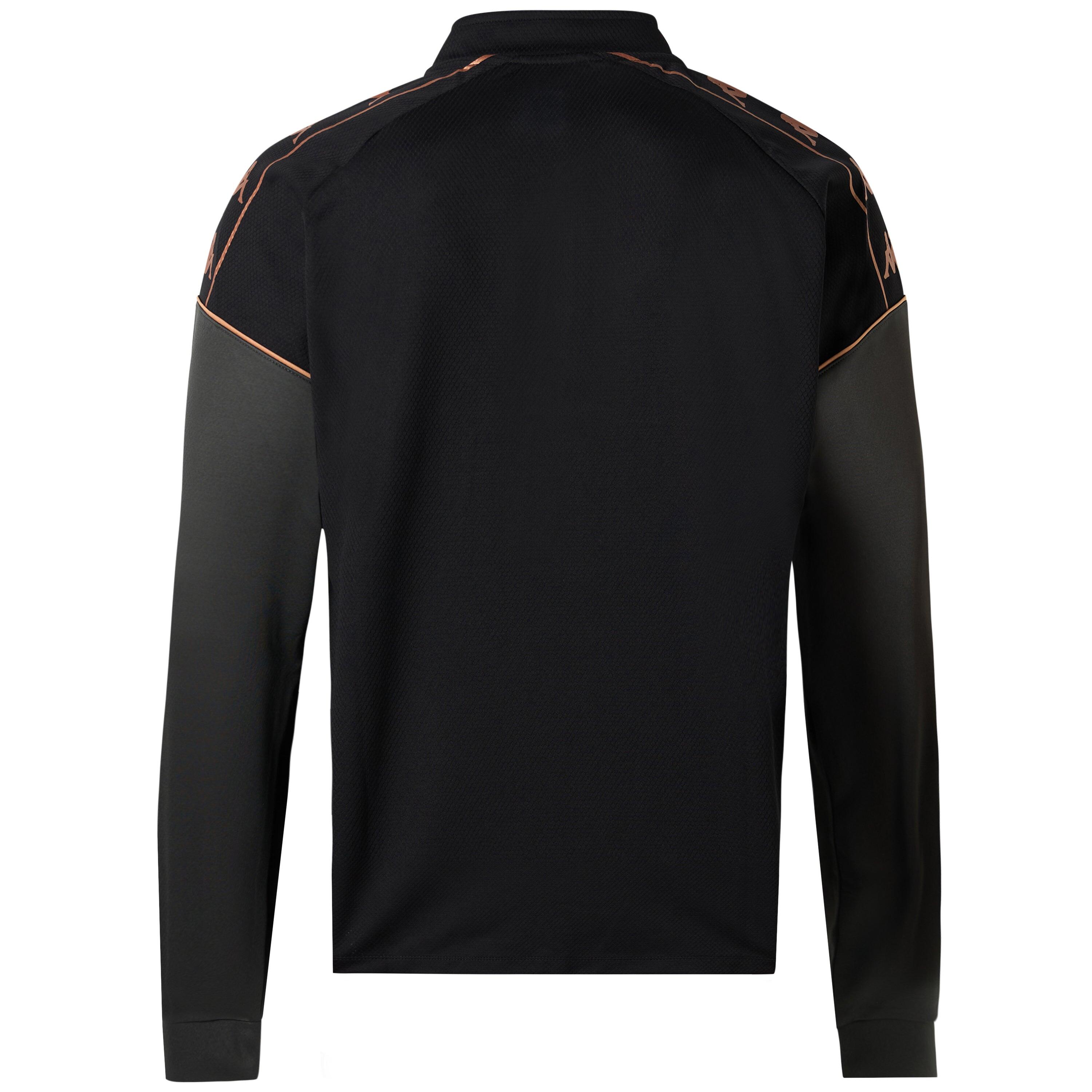 Herren - Sport - Oberteil ¼-zip - Massolo - schwarz/grau 4/4