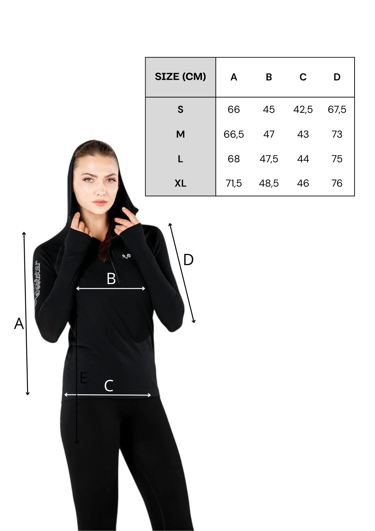 Docca - Sportowa Bluza z Kapturem, Bezszwowa, M, Czarny 2/4