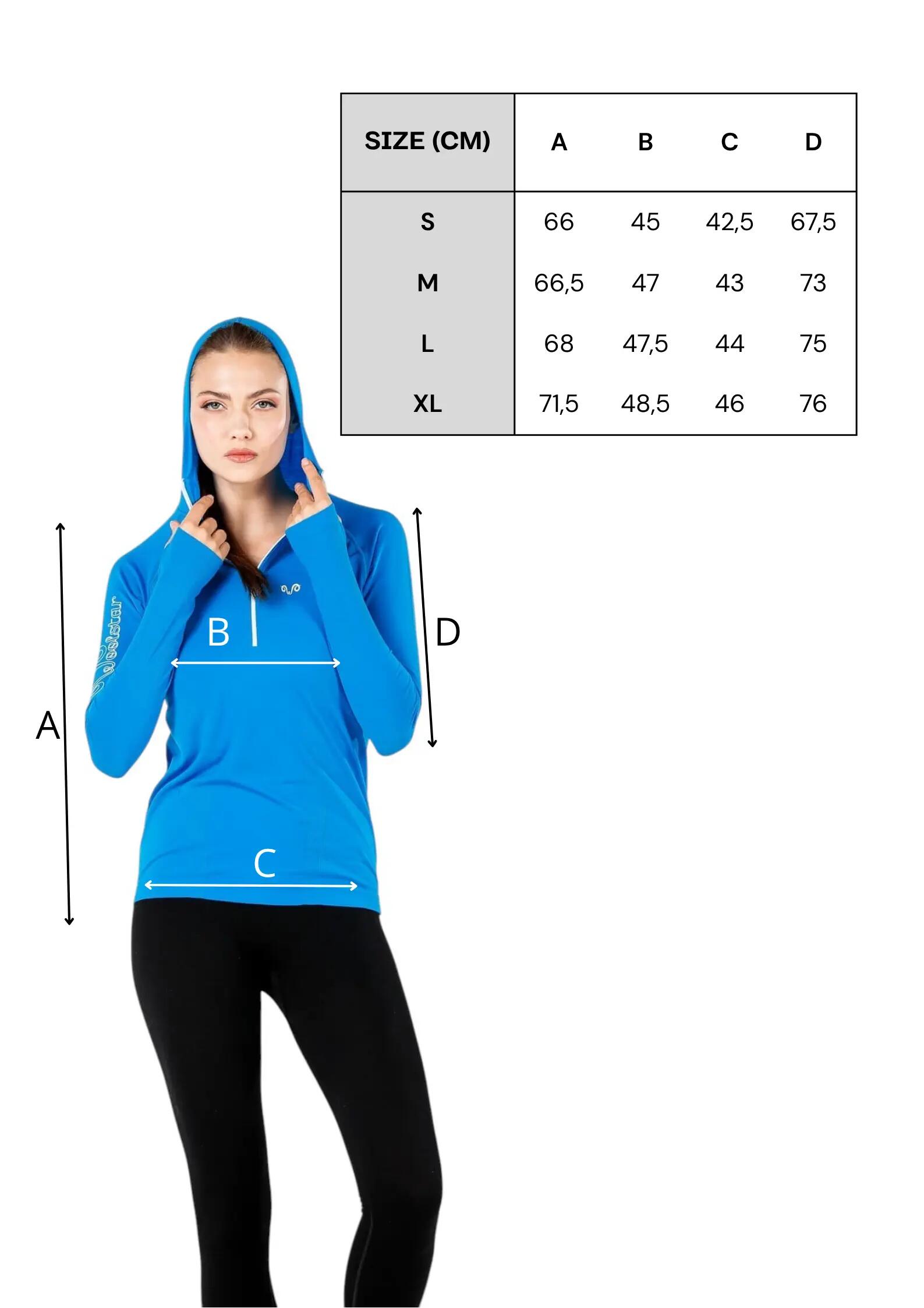 Docca - Sportowa Bluza z Kapturem, Bezszwowa, S, Turkusowy 2/4