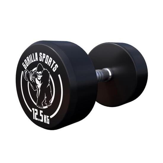 Zestaw hantli 2x 12,5 kg żeliwnych stałych Gorilla Sportsa