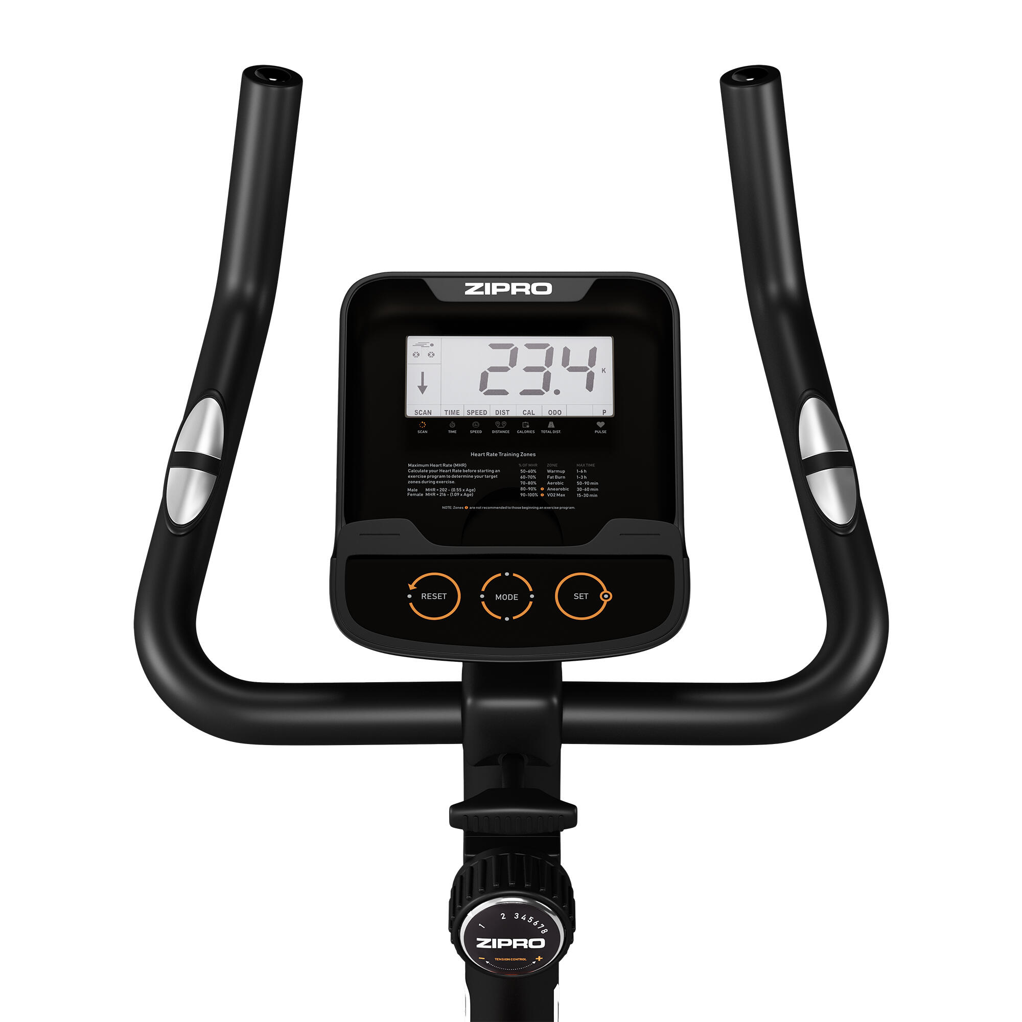 Vélo d'appartement magnétique Zipro Nitro RS pour fitness et cardio 13/16