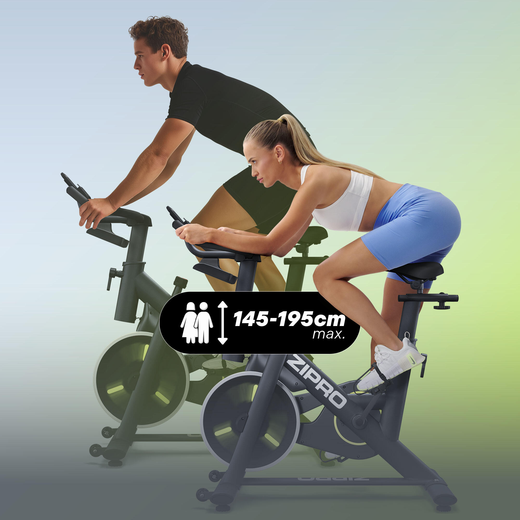 Bicicleta Ciclo Indoor Zipro Modo Bluetooth FitShow 12/15