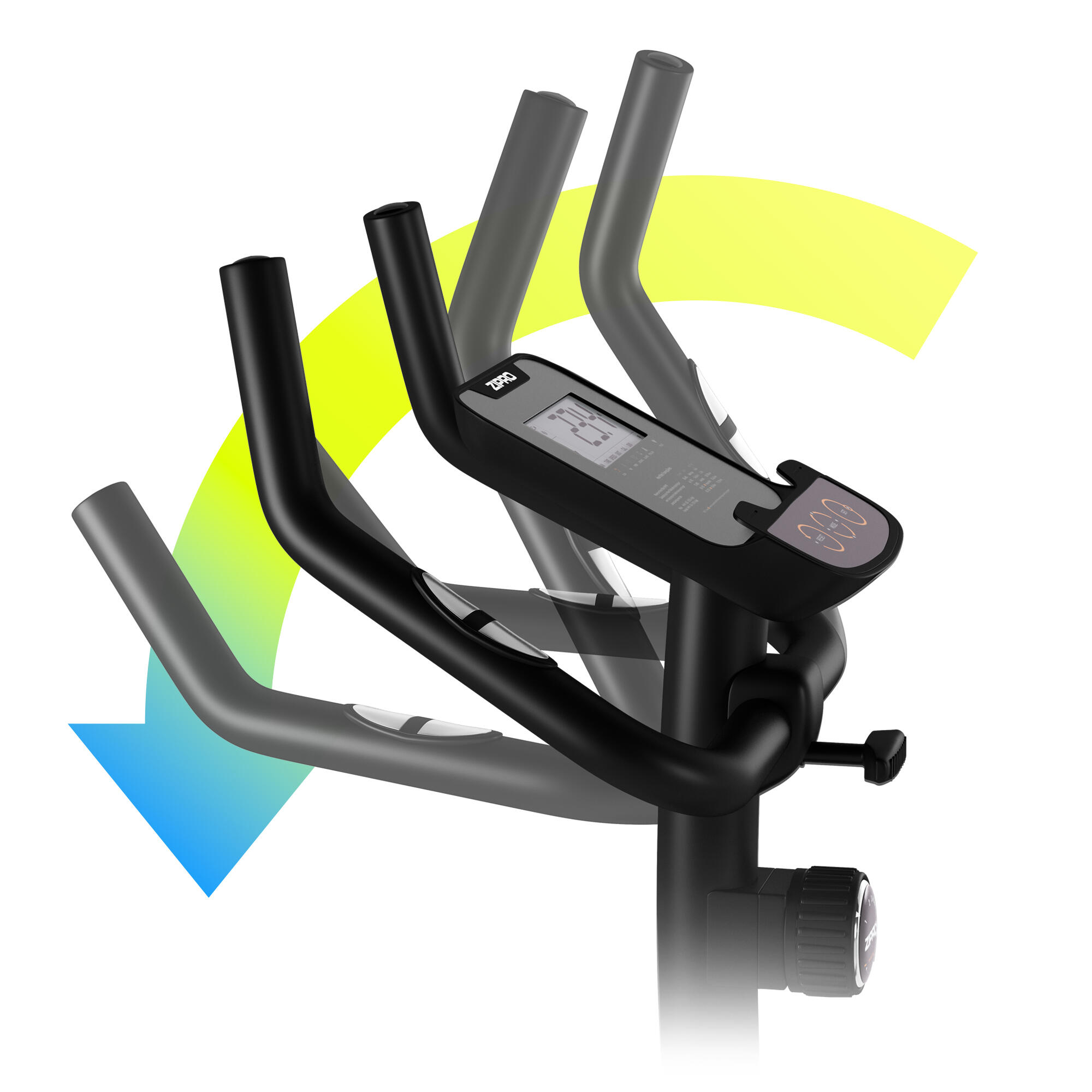 Vélo d'appartement magnétique Zipro Nitro RS pour fitness et cardio 10/16