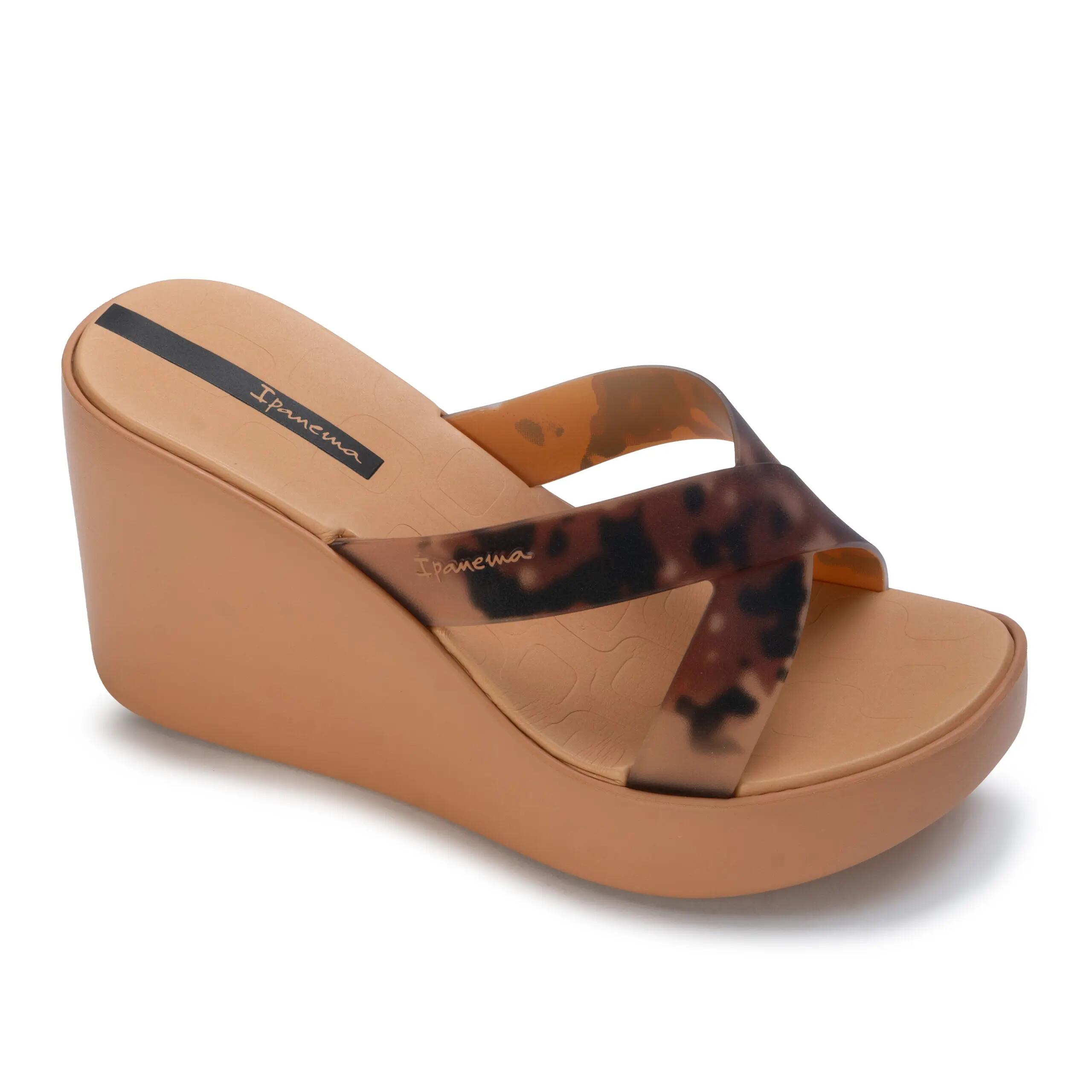 Sandalias Fashion Cuña Alta para Mujer Beige 5/5
