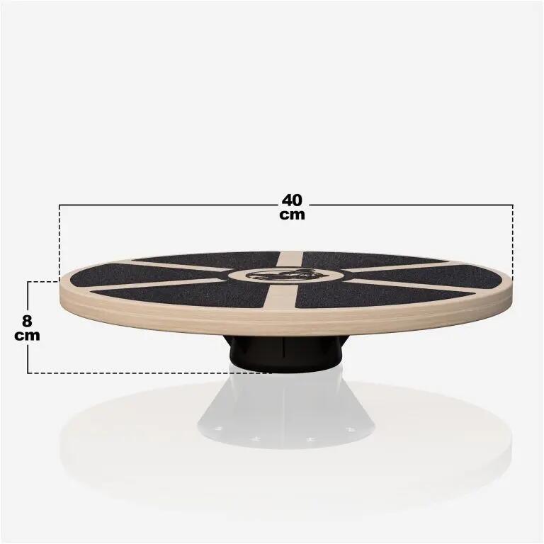 Balance Board - Bois, Antidérapant Planche Equilibre, Yoga Fitness Balance Board 4/7