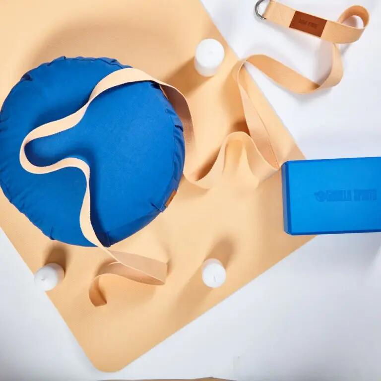 Cojín de Yoga Meditación Gorilla Sports Azul Oscuro 5/7
