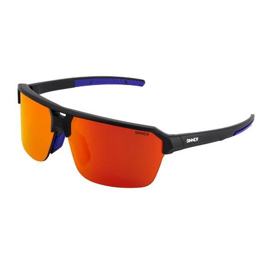 Lunettes de soleil homme Noir/ Bleu