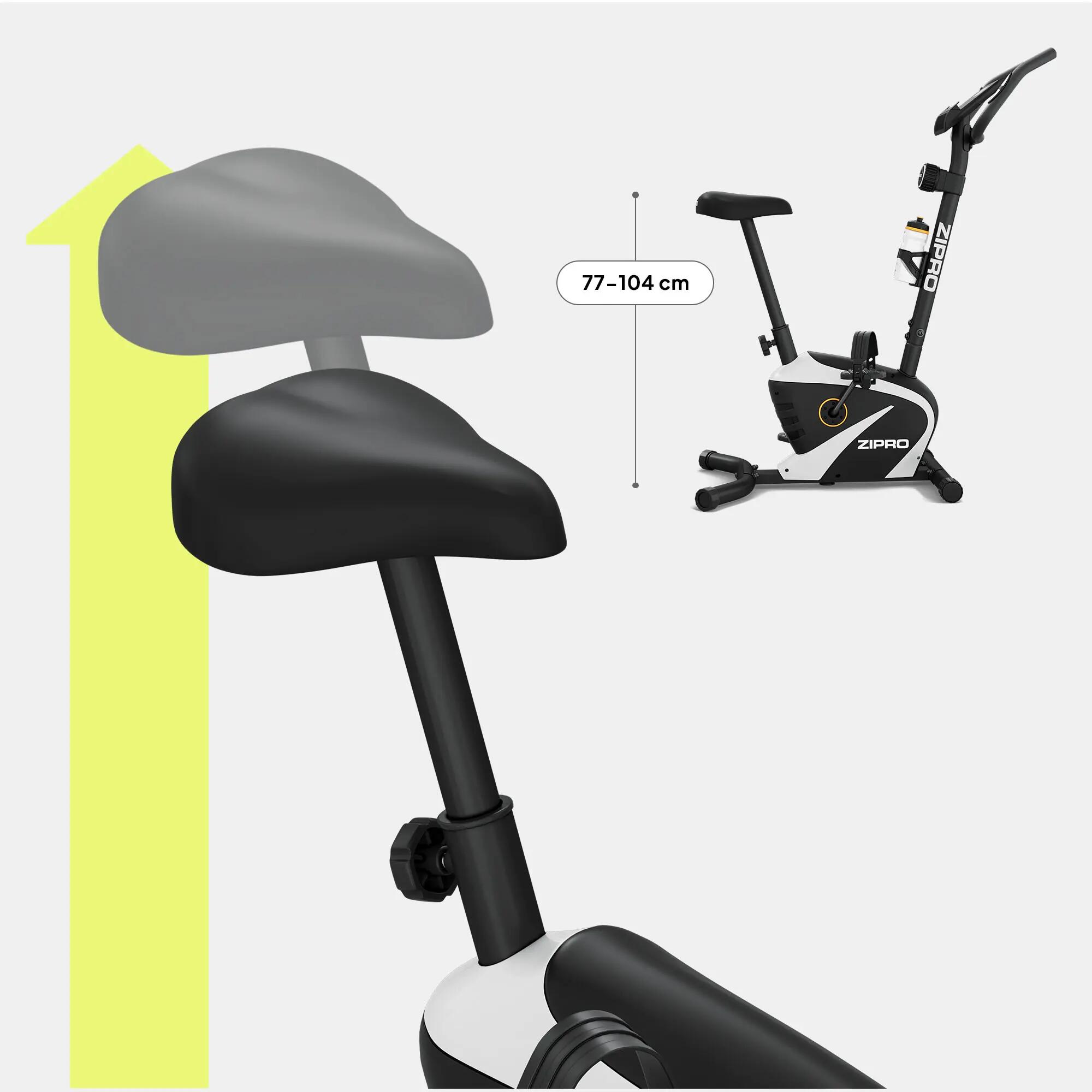 Bicicleta estática magnética Zipro Beat volante inercia 6 kg para fitness 9/16