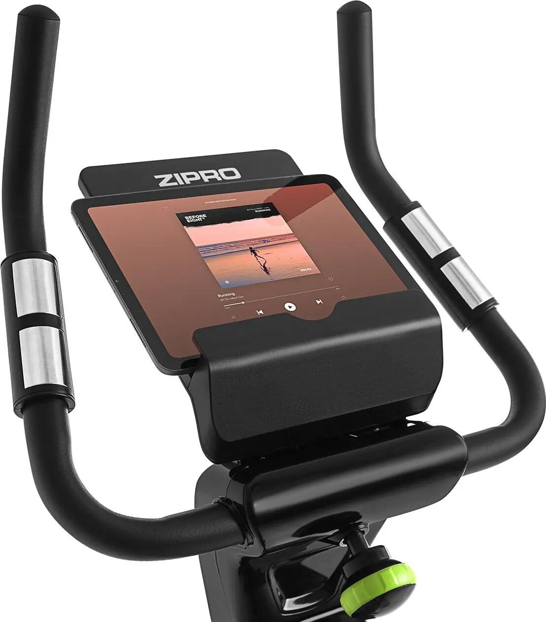 Vélo d'appartement électromagnétique Zipro Rook connecté iConsole+ Kinomap 12/13