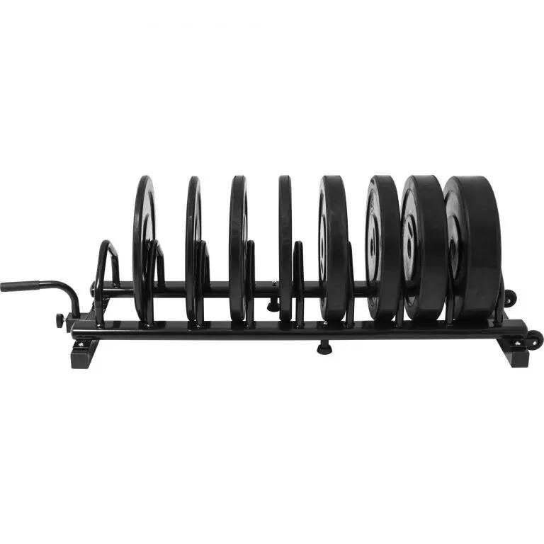 RACK DE RANGEMENT MOBILE POUR POIDS DISQUES | MUSCULATION 2/7