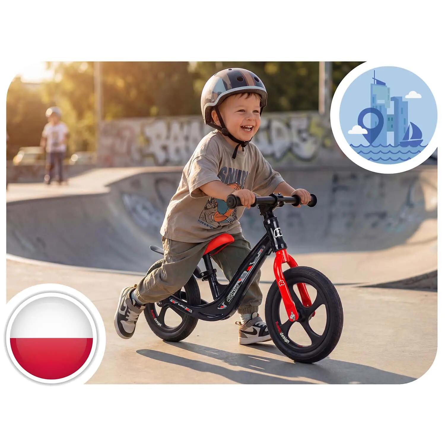 Rowerek biegowy dla dzieci magnesium Ricokids Funnu 4/7