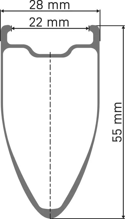 ARC 1400 DICUT ruota 700C CL 55 100/12 2/2